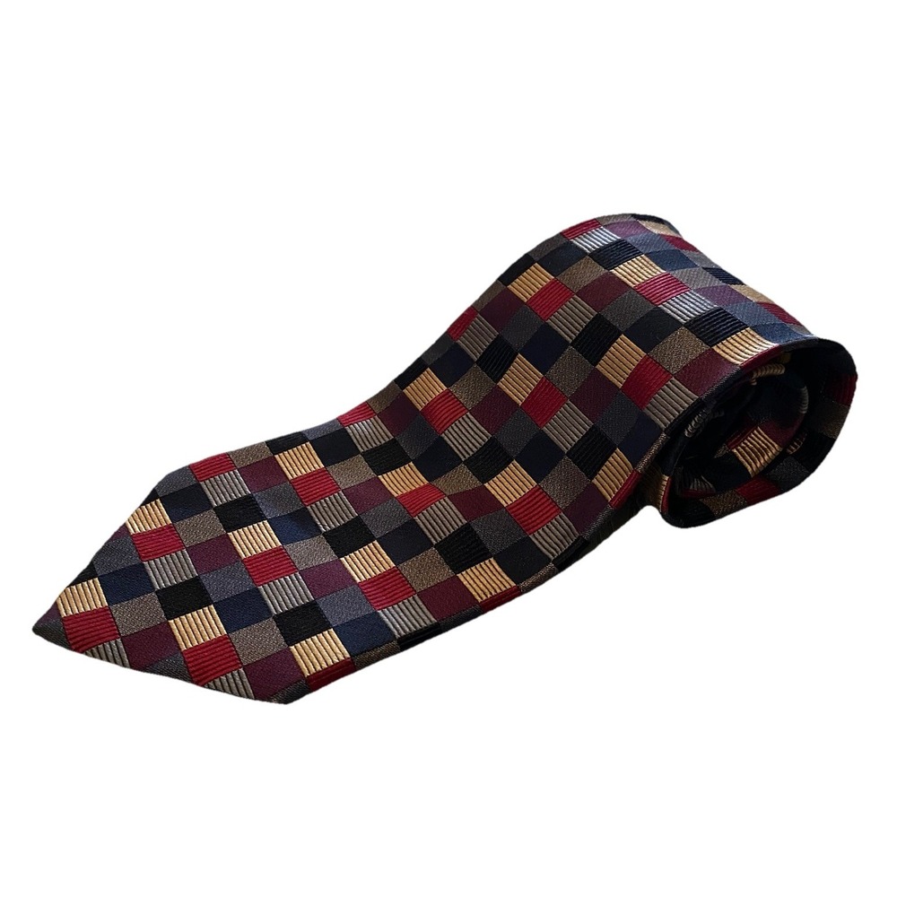 Roberto Villini Mens Formal Neck Tie Multicolor 58"Lx3.75"‎ W EUC